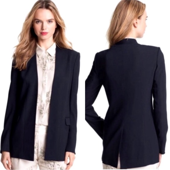 Theory Jackets & Blazers - Theory Tivona Navy Blazer Womens Size 10